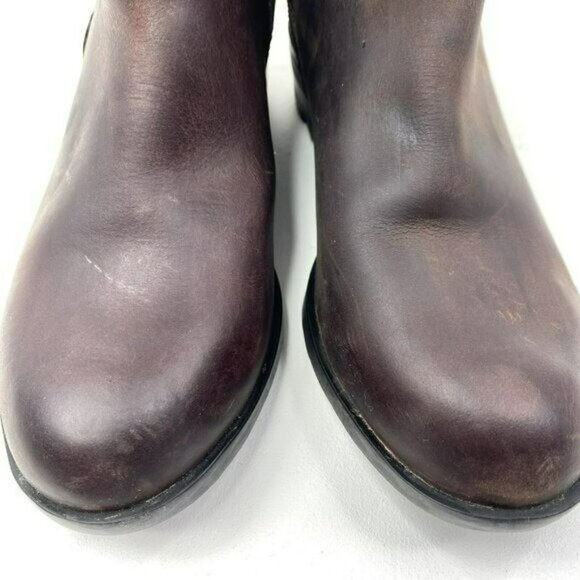 Sorel Boots Womens Size 7 Lolla Chelsea Ankle Booties Brown Leather Pull On - Picture 3 of 7